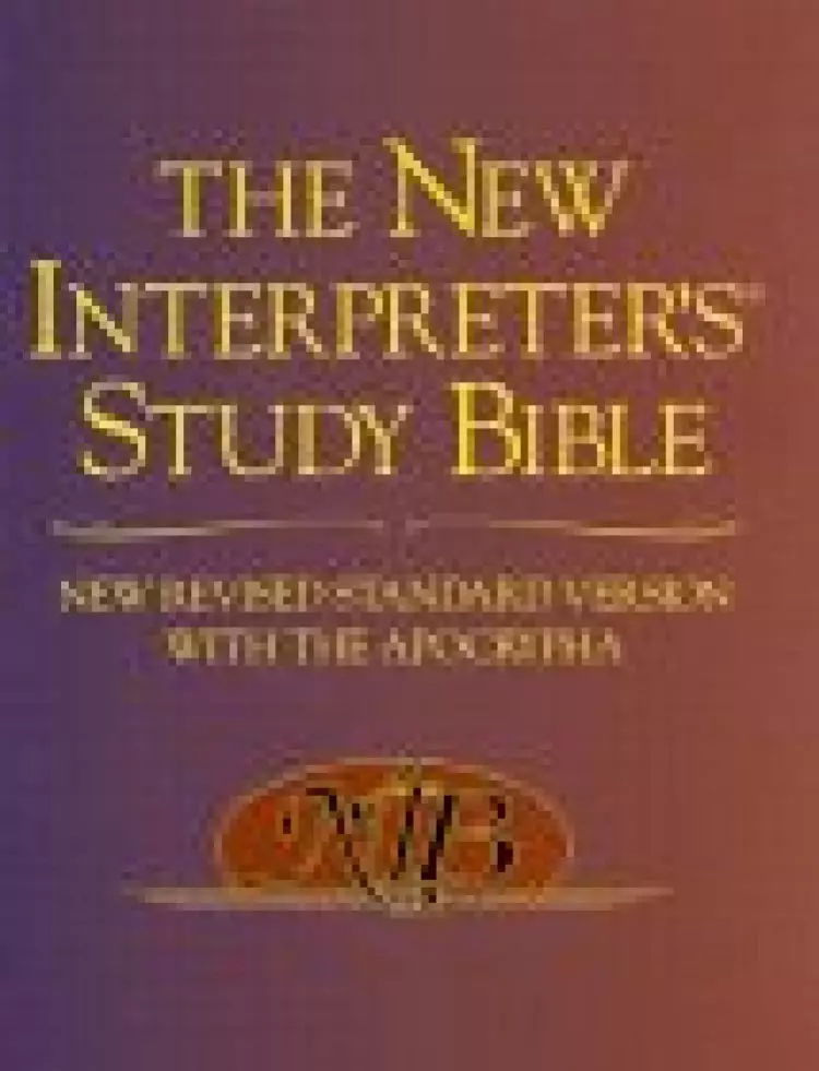NRSV New Interpreters Study Bible with Apocrypha: Hardback