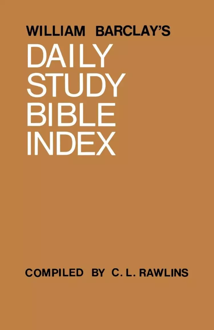 Daily Study Bible : Index