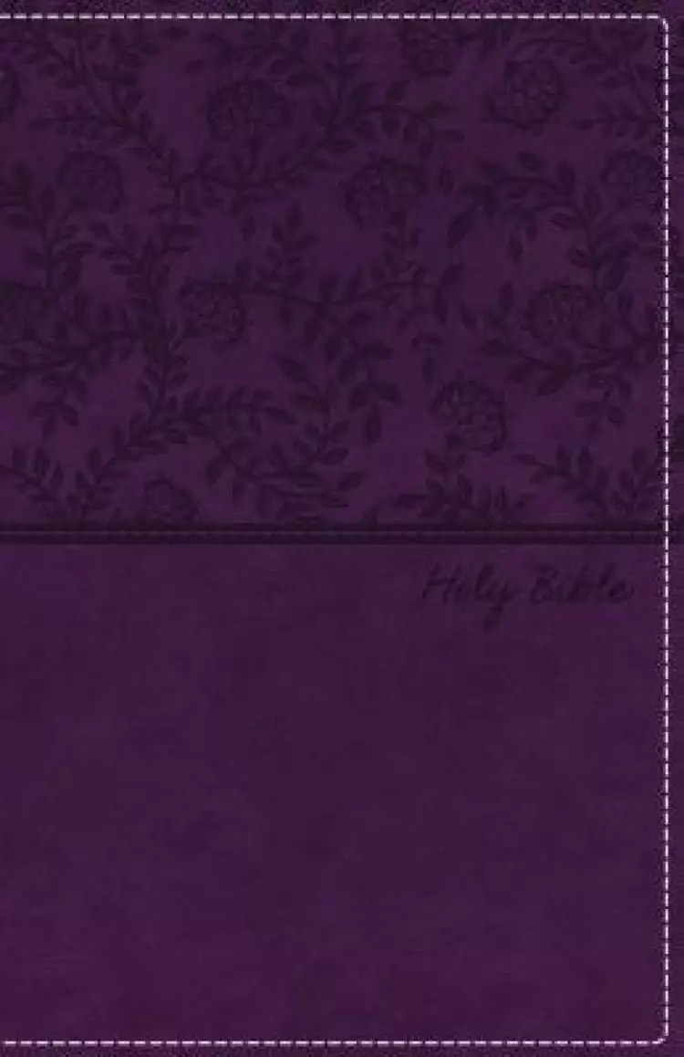NKJV Deluxe Gift Bible, Imitation Leather, Purple, Red Letter Edition