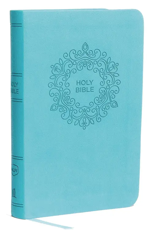 NKJV Value Thinline Bible, Compact, Imitation Leather, Blue, Red Letter Edition