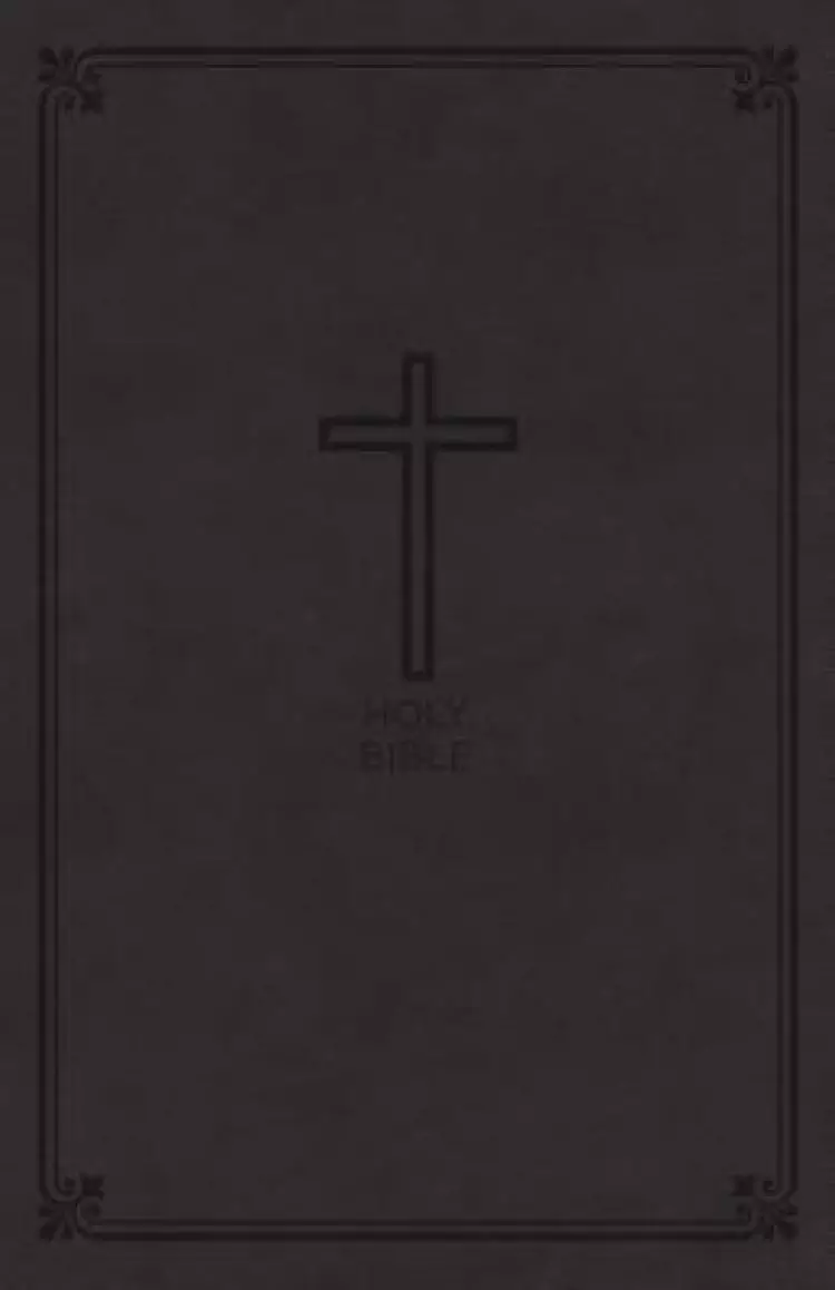 NKJV, Value Thinline Bible, Large Print, Imitation Leather, Black, Red Letter Edition