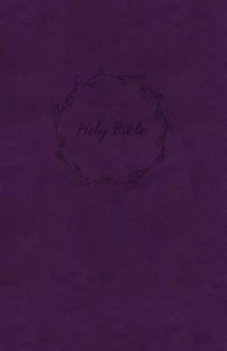 NKJV Value Thinline Bible, Large Print, Imitation Leather, Purple, Red Letter Edition