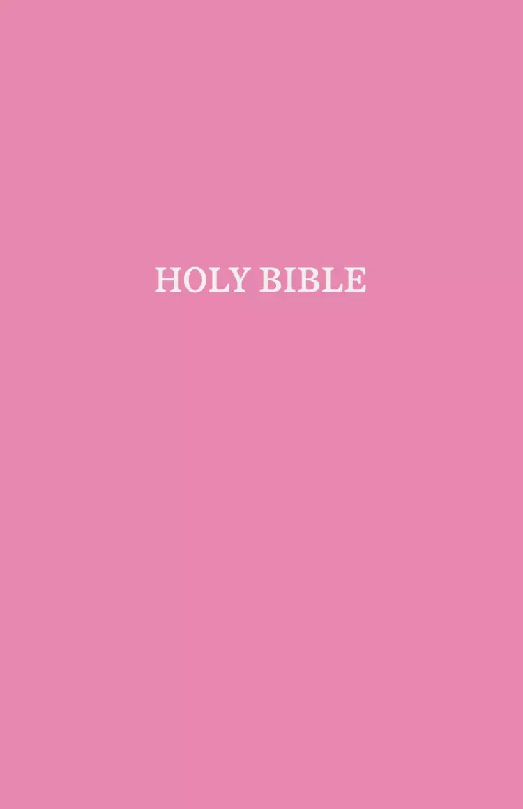 KJV, Gift and Award Bible, Imitation Leather, Pink, Red Letter Edition