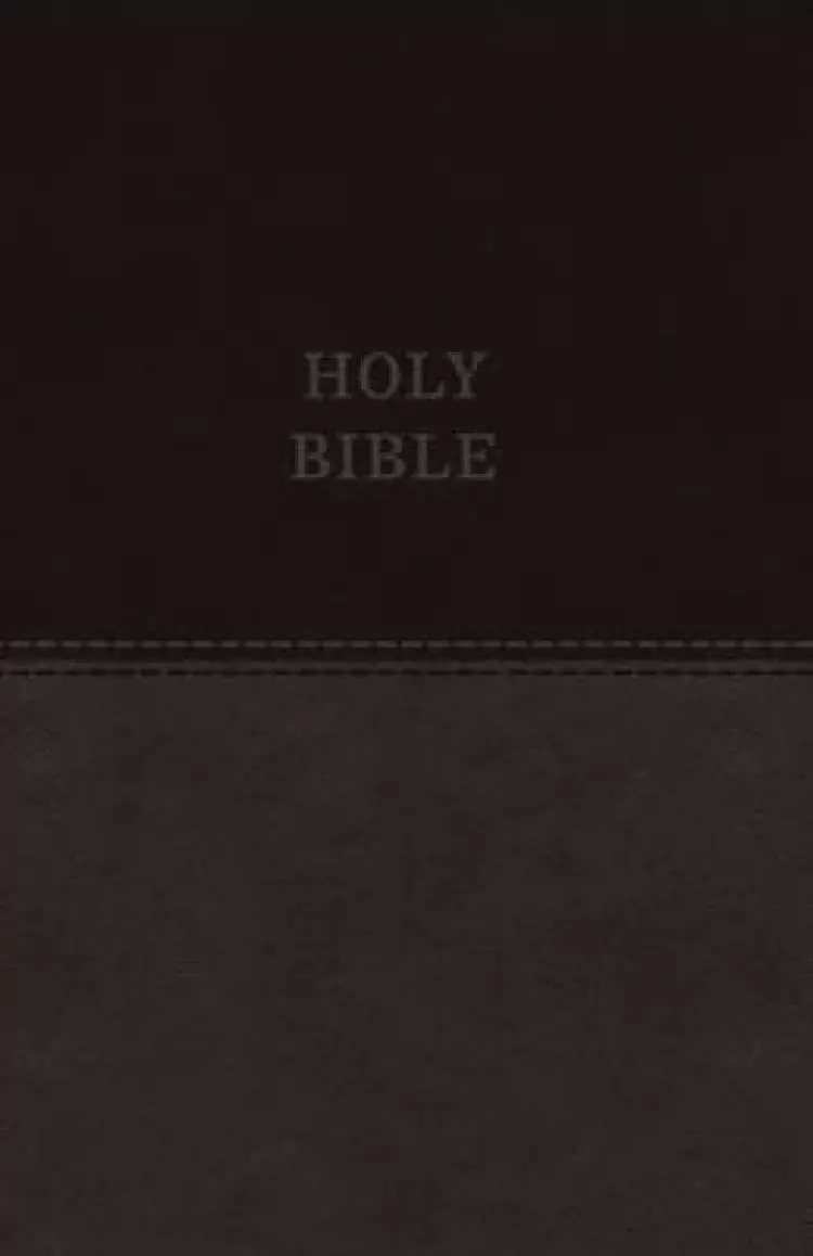 KJV, Value Thinline Bible, Large Print, Imitation Leather, Gray, Red Letter Edition
