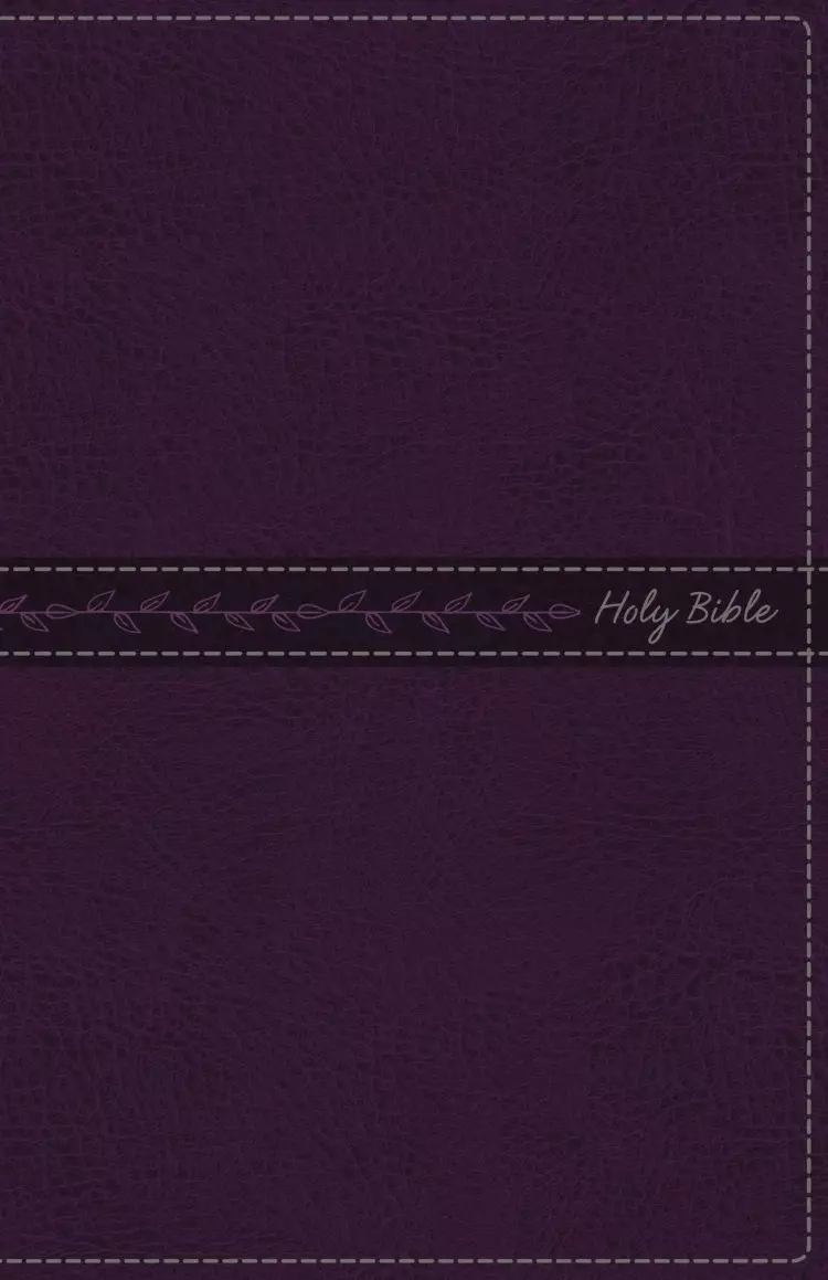 KJV, Thinline Bible, Standard Print, Imitation Leather, Purple, Red Letter Edition