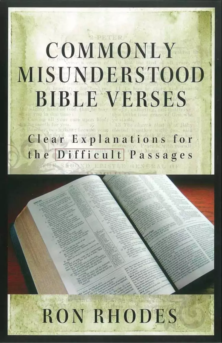 Commonly Misunderstood Bible Verses