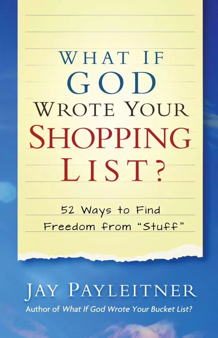 What If God Wrote Your Shopping List?