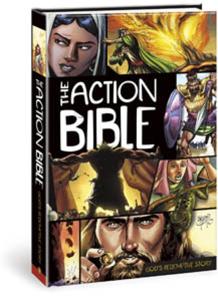 The Action Bible: God's Redemptive Story by Sergio Cariello, Hardcover