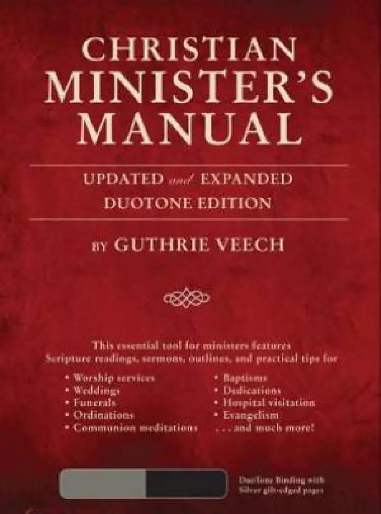 Christian Minister's Manual Updated& Expanded Duotone