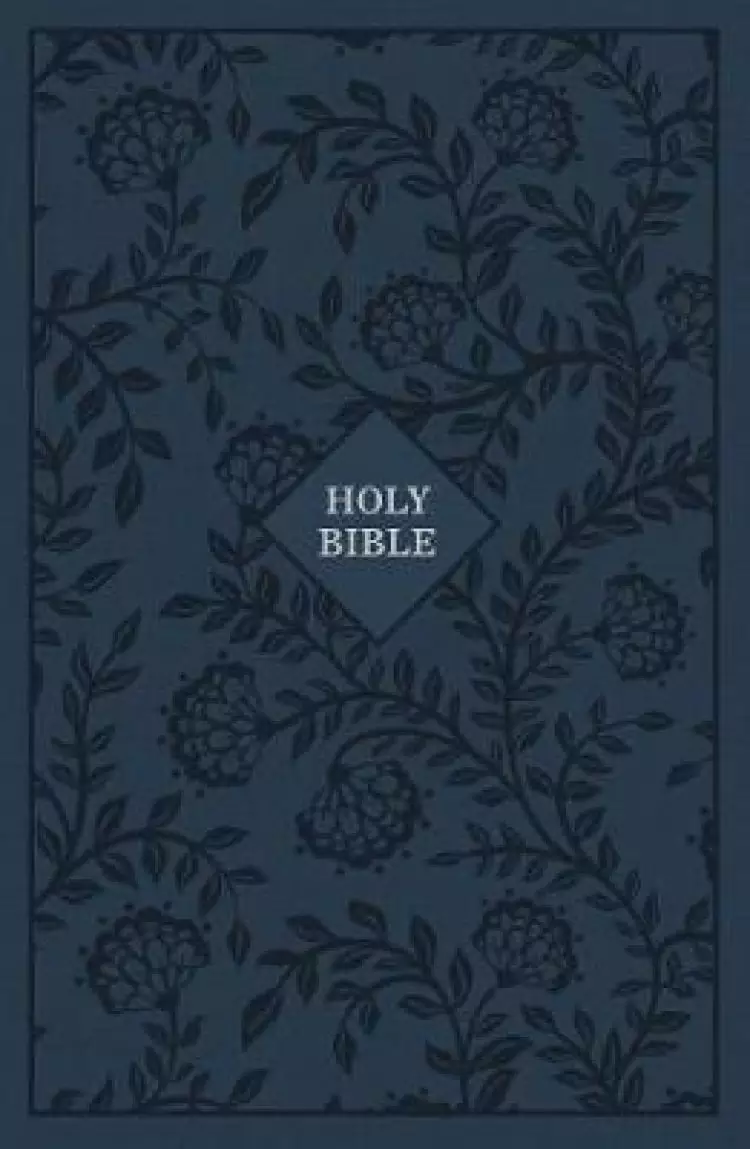 KJV, Reference Bible, Giant Print, Cloth Over Board, Blue, Red Letter Edition