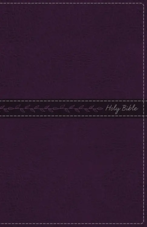 KJV, Thinline Bible, Standard Print, Leathersoft, Purple, Indexed, Red Letter Edition, Comfort Print