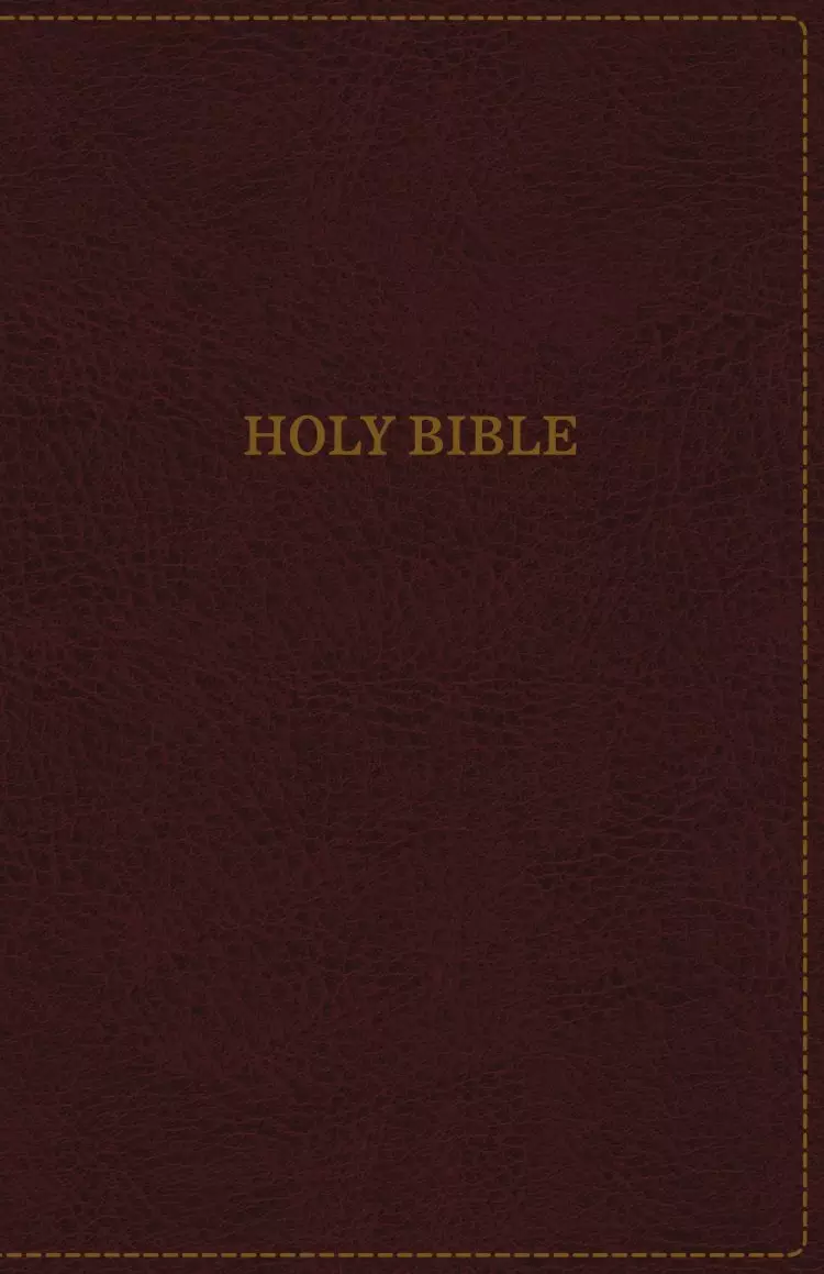 KJV Holy Bible: Large Print Thinline, Burgundy Leathersoft, Red Letter, Comfort Print (Thumb Indexed): King James Version