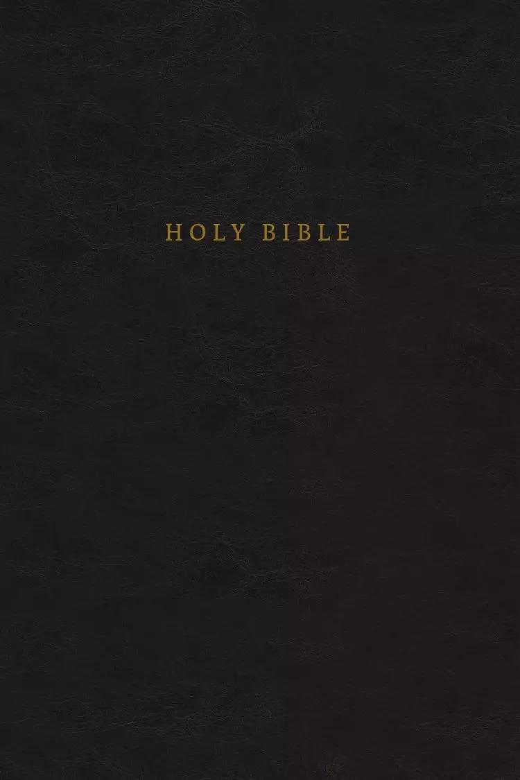 NET Bible, Pew and Worship, Hardcover, Black, Comfort Print