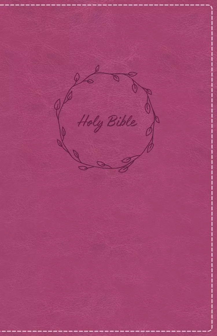 KJV Holy Bible: Thinline, Pink Leathersoft, Red Letter, Comfort Print: King James Version