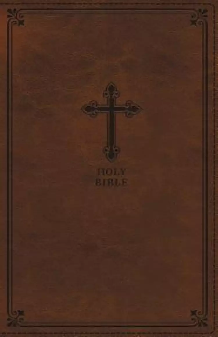 KJV Holy Bible: Thinline, Brown Leathersoft, Red Letter, Comfort Print: King James Version