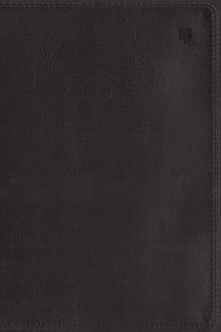 NET Bible, Single-Column Reference, Leathersoft, Black, Comfort Print
