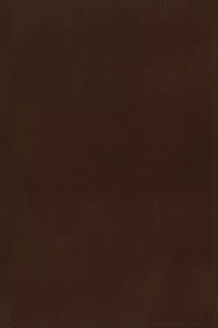 NKJV, Single-Column Reference Bible, Premium Goatskin Leather, Brown, Premier Collection, Comfort Print