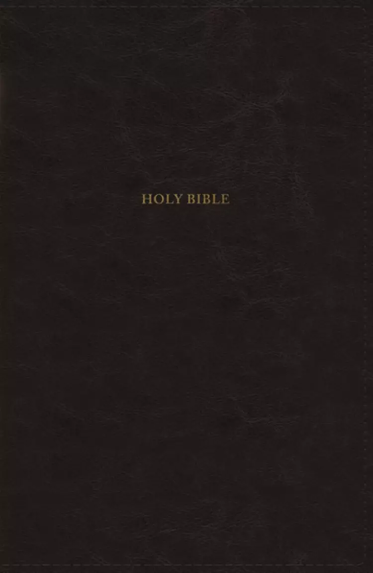 NKJV, Thinline Bible, Leathersoft, Black, Thumb Indexed, Red Letter, Comfort Print