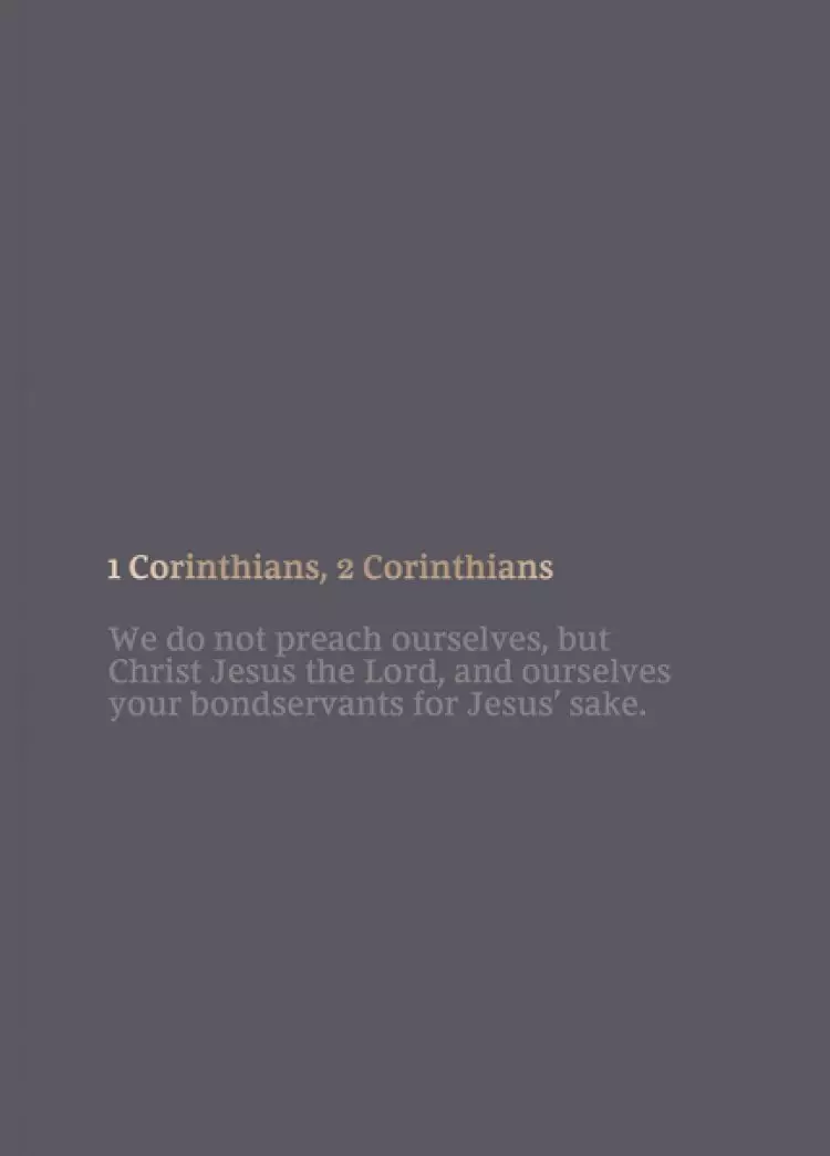 NKJV Bible Journal - 1-2 Corinthians, Paperback, Comfort Print