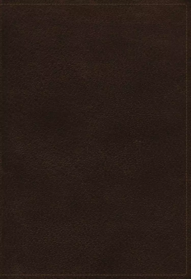 NKJV, Large Print Verse-by-Verse Reference Bible, Maclaren Series, Genuine Leather, Brown, Thumb Indexed, Comfort Print