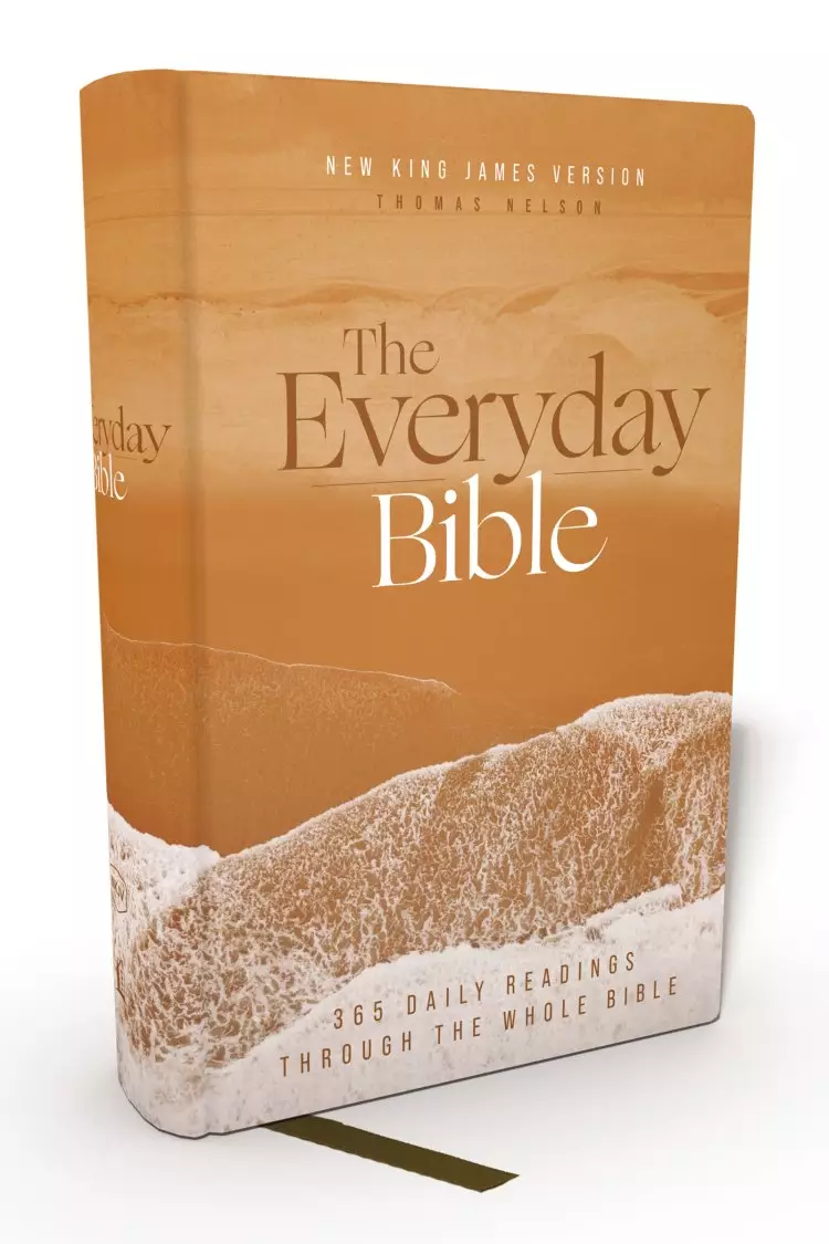 NKJV, The Everyday Bible, Hardcover, Red Letter, Comfort Print