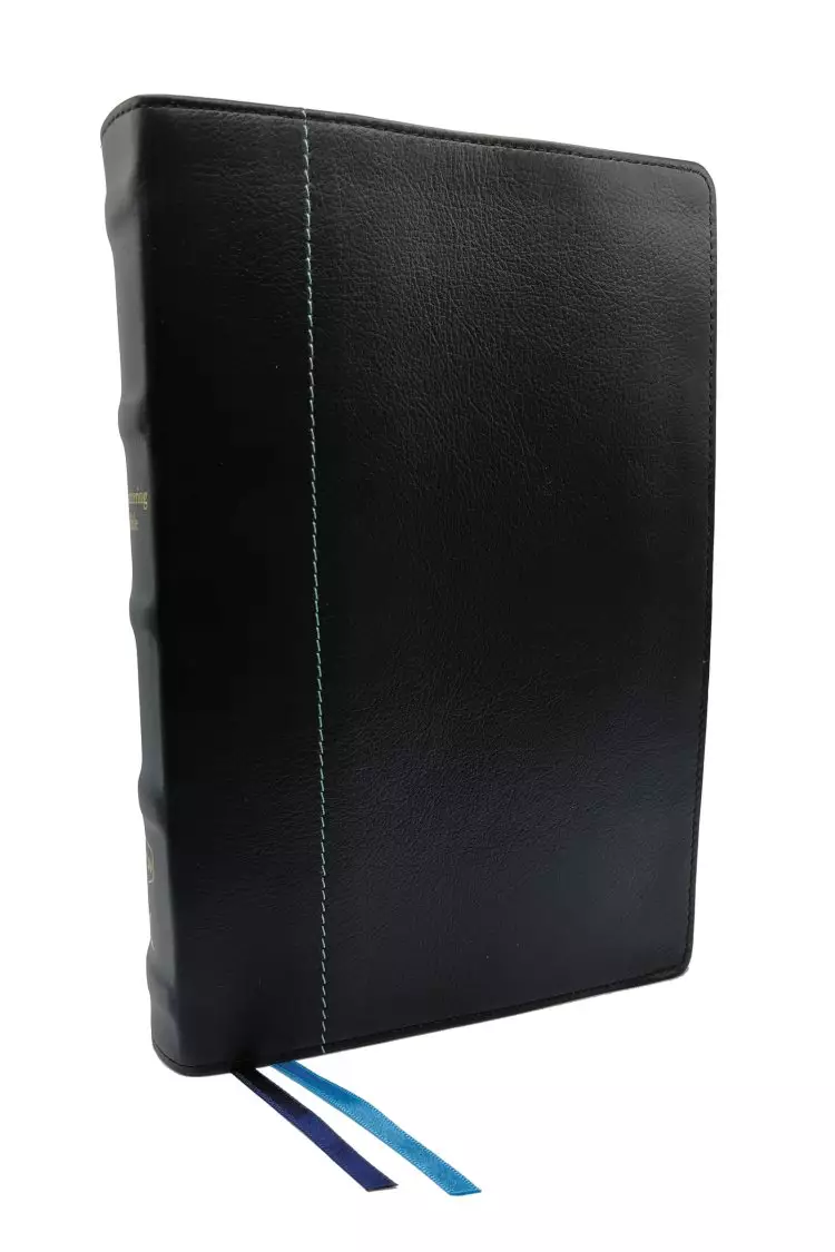 Encountering God Study Bible: Insights from Blackaby Ministries on Living Our Faith (NKJV, Black Genuine Leather, Red Letter, Comfort Print, Thumb Indexed)