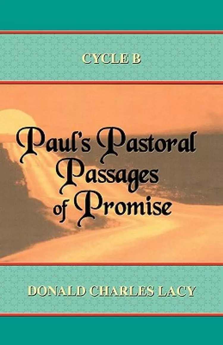 Paul's Pastoral Passages of Promise