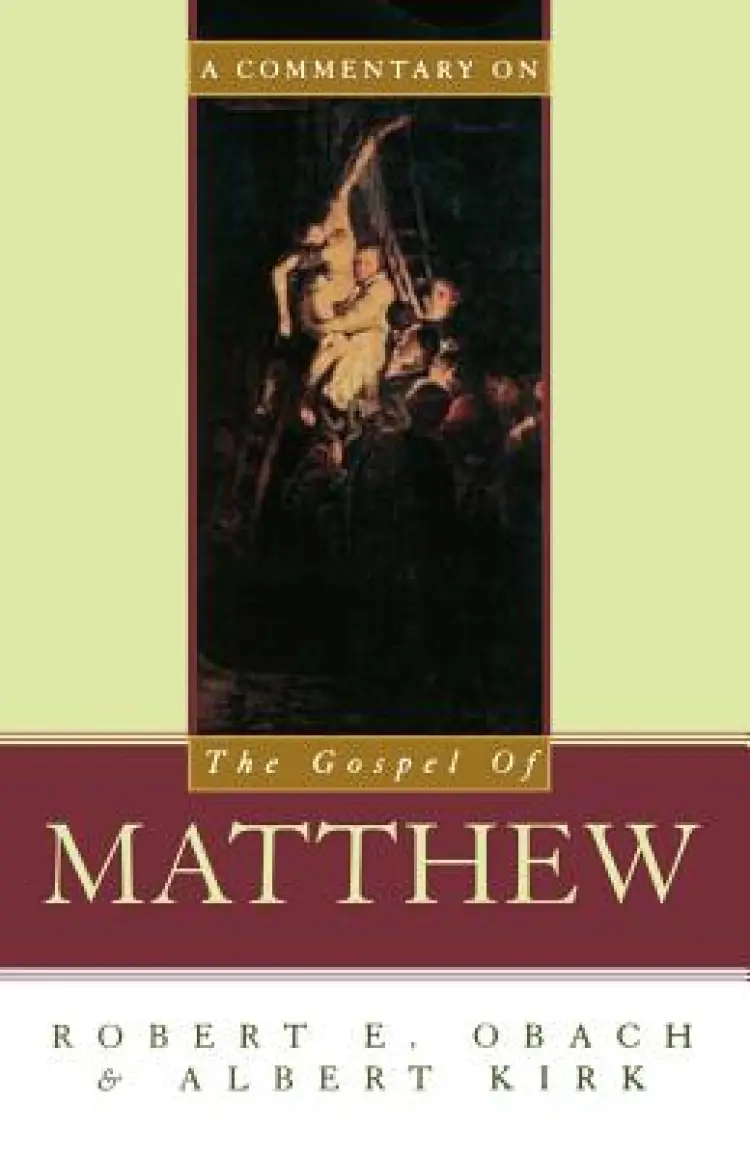 A Commentary on the Gospel of Matthew | Free Delivery at Eden.co.uk
