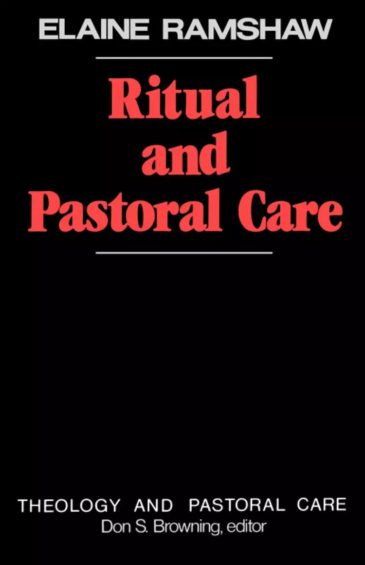 RITUAL AND PASTORAL CARE