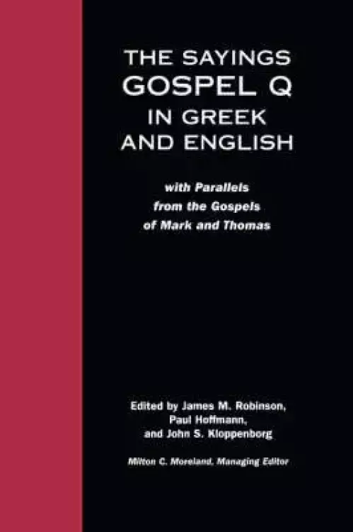 Sayings Gospel Q Greek English
