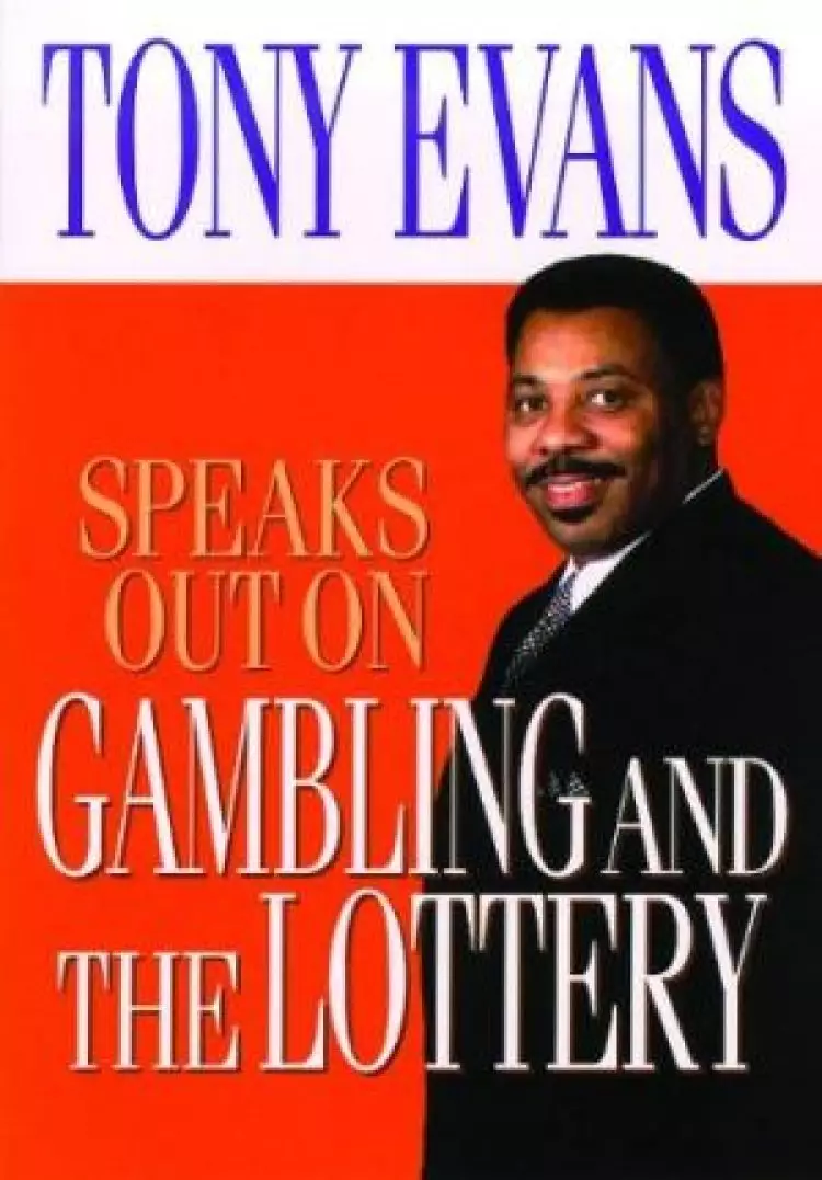 Gambling and Lottery Tony Jones Speaks Out