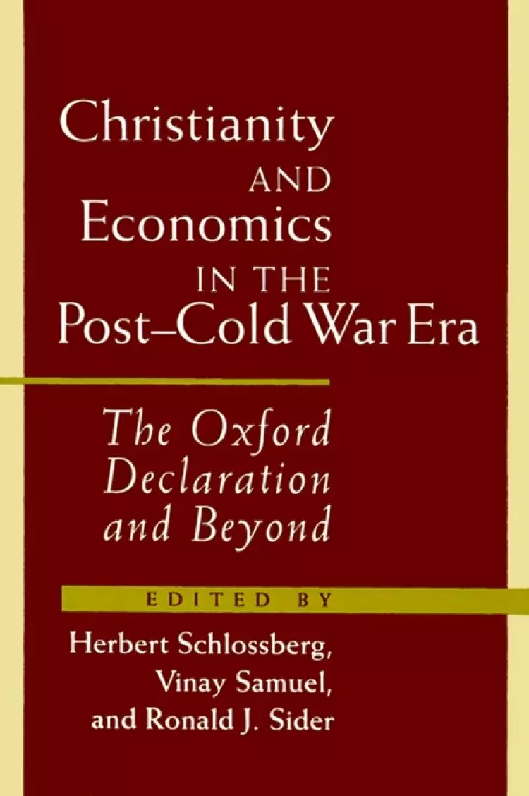 Christianity and Economics in the Post-Cold War Era
