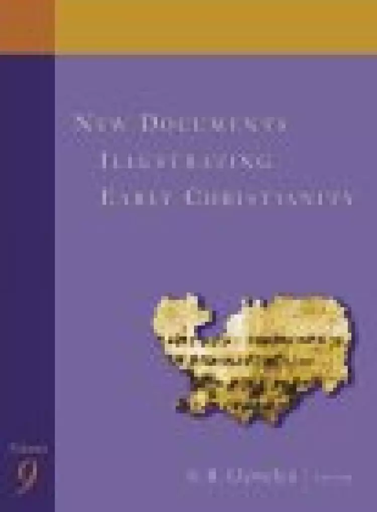 New Documents Illustrating Early Christianity