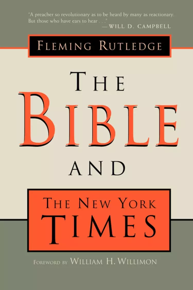 THE BIBLE AND THE NEW YORK TIMES