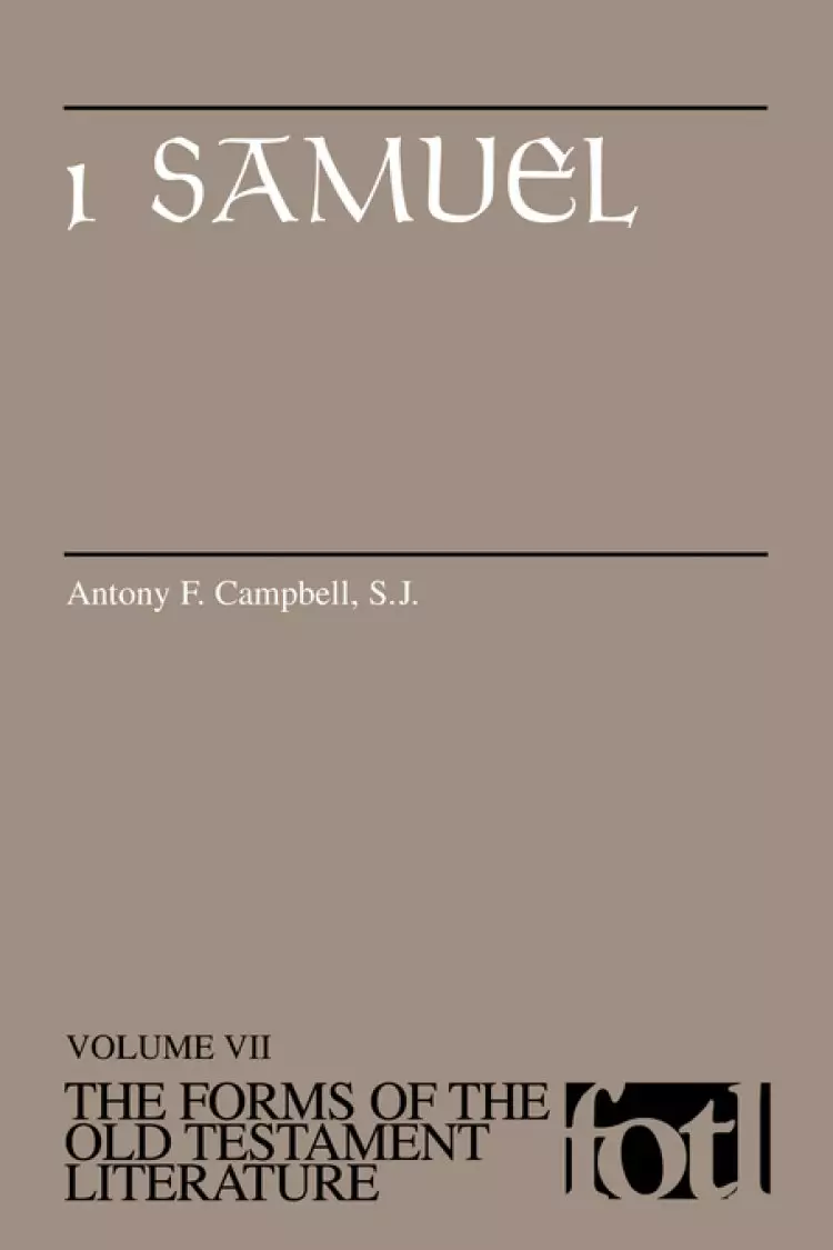 1 Samuel : Vol 7 : Forms of the Old Testament Literature