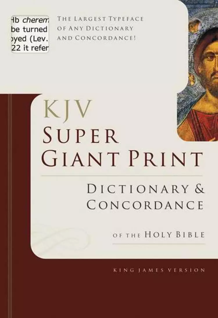 Super Giant Print Dictionary and Concordance