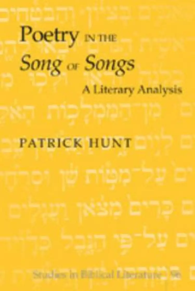 Poetry in the Song of Songs