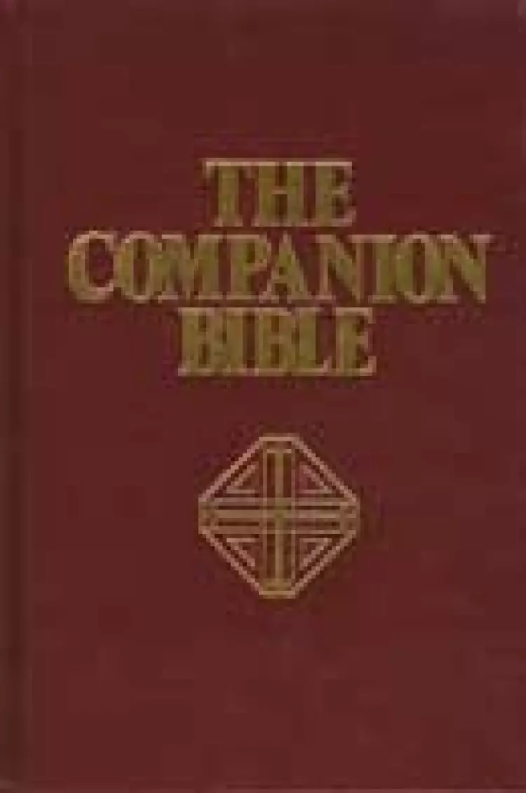 KJV Bullinger Companion Large Print Bible : Hardback Burgundy