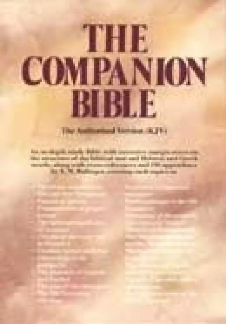 KJV Companion Bible : Burgundy, Bonded Leather