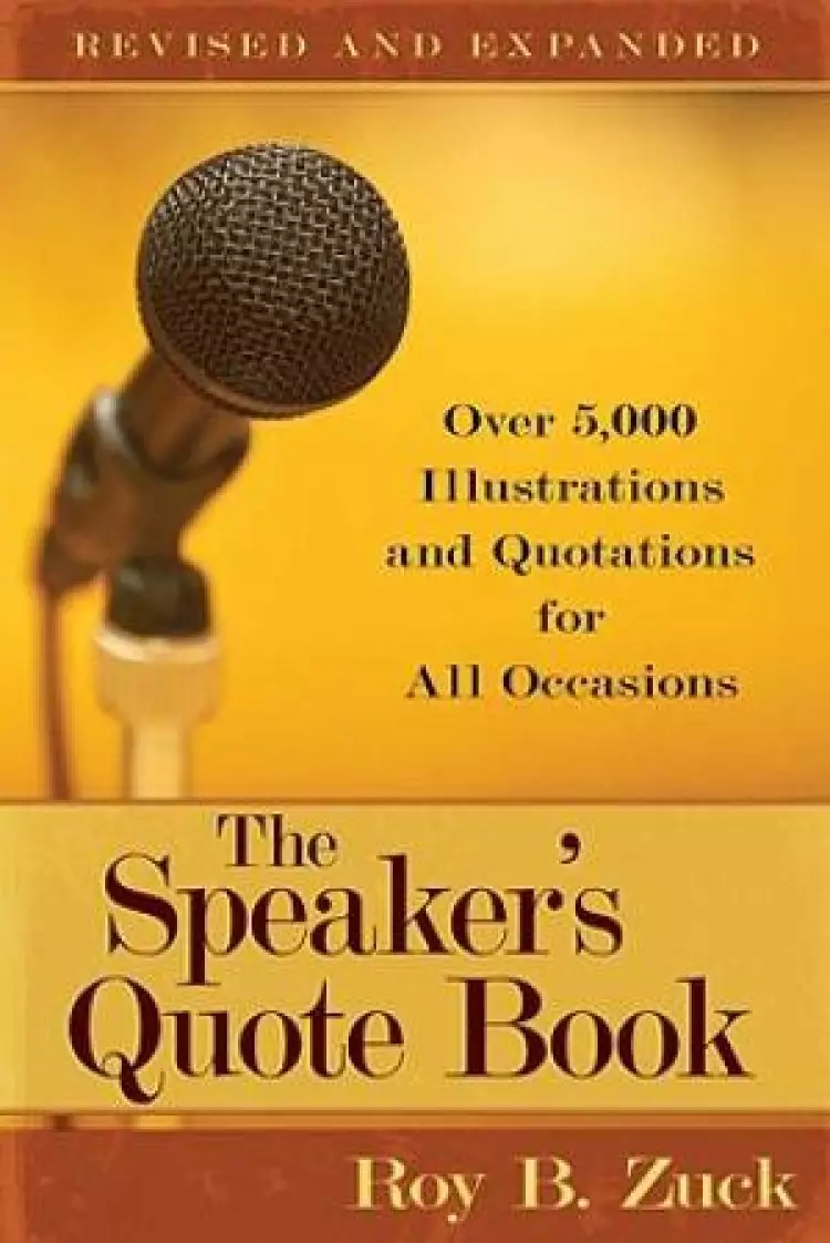 Speakers Quote Book Rev