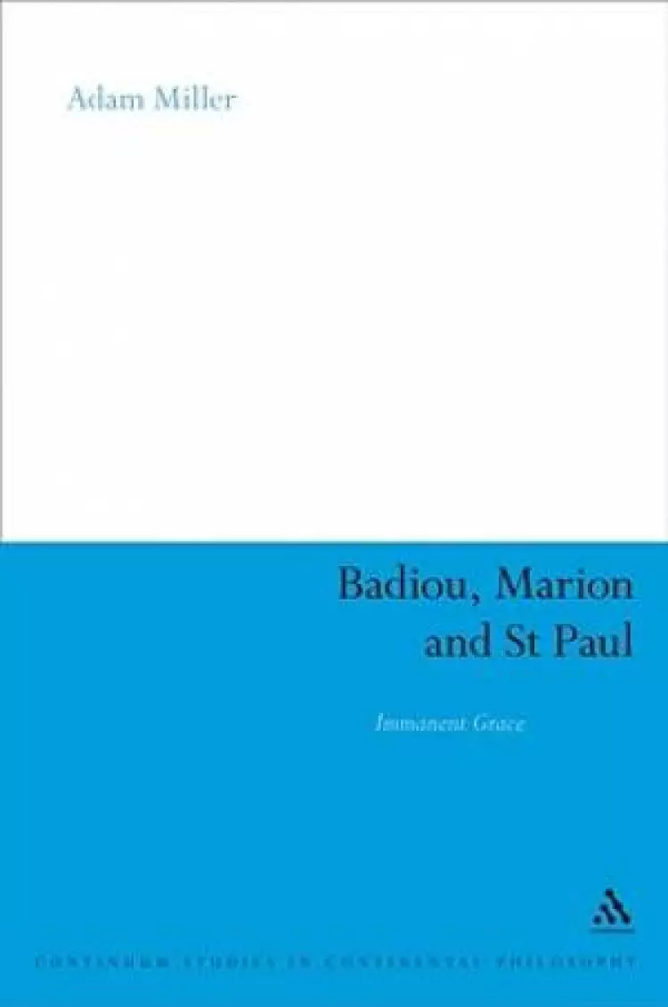 Badiou, Marion And St Paul