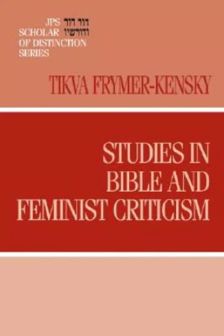Studies in Bible and Feminist Criticism
