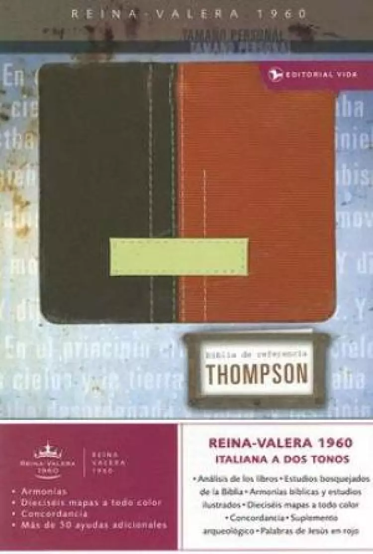 RVR60 Biblia De Referencia Thompson Tamano Persoanl