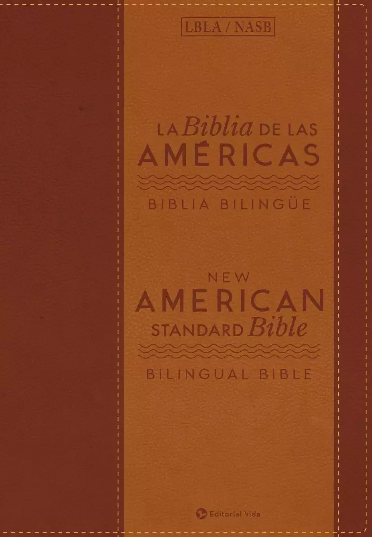 La Biblia de las Americas / New American Standard Bible, Bilingual , Leathersoft, Brown
