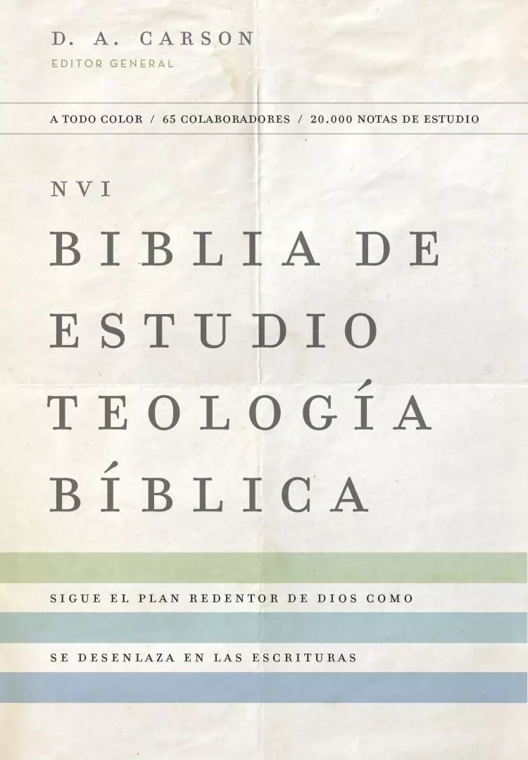 NVI Biblia de Estudio, Teología Bíblica, Tapa Dura, Interior a cuatro colores