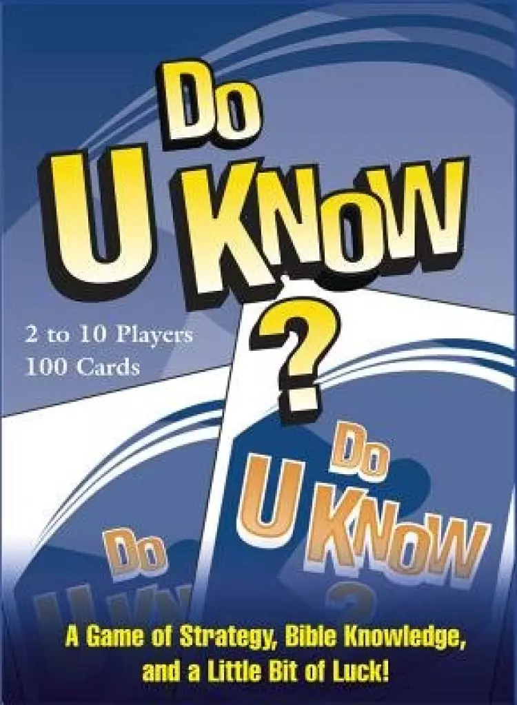 Do U Know? - Game