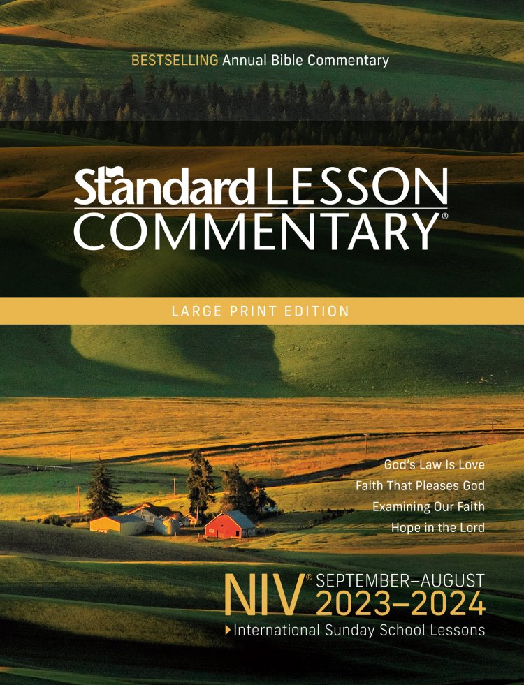 NIV® Standard Lesson Commentary® Large Print Edition 20232024 Free