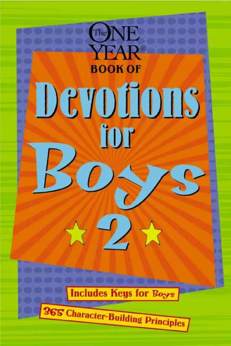 The One Year Book of Devotions for Boys 2