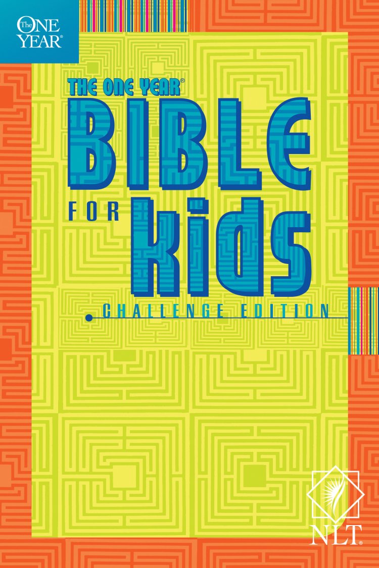 NLT One Year Bible for Kids  Challenge Bible: Paperback