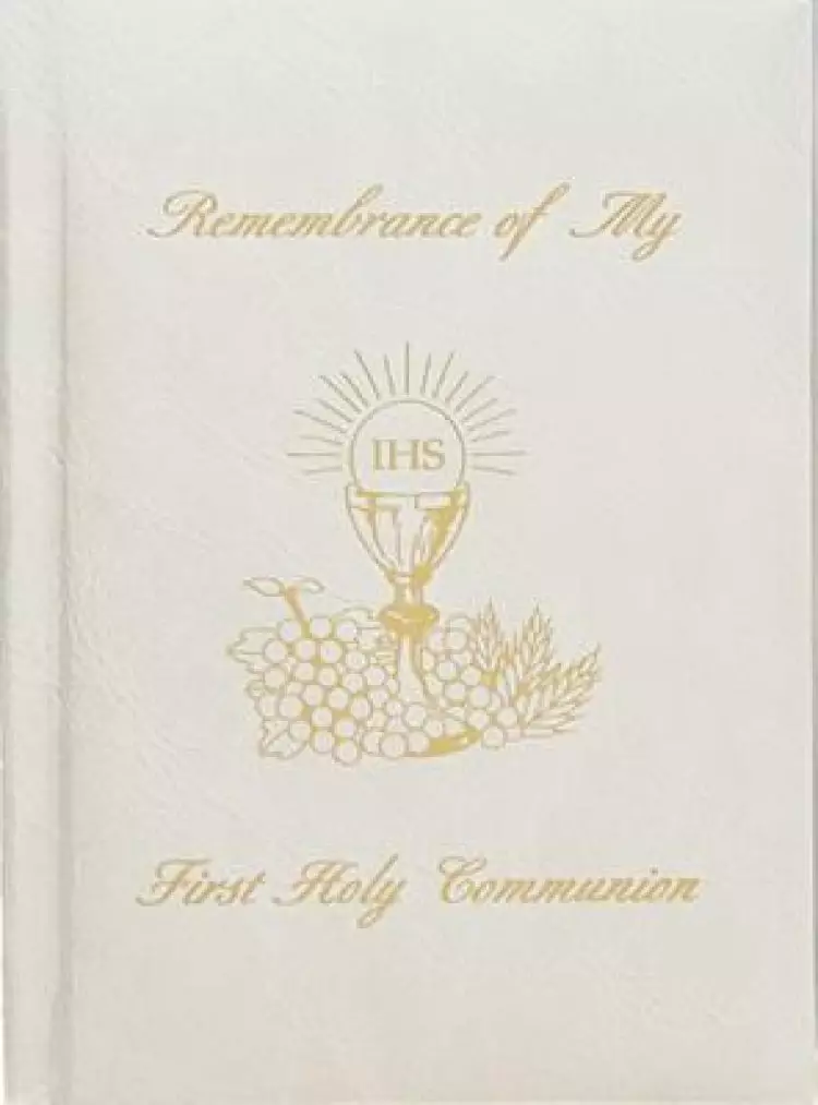 Remembrance of My First Holy Communion-Girl-White Edges: Marian Children's Mass Book